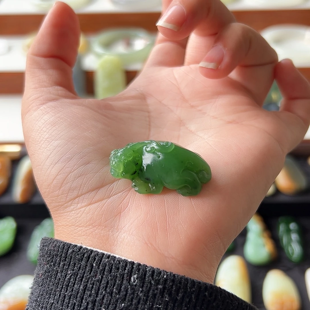 和田玉未镶嵌吊坠(不含链)