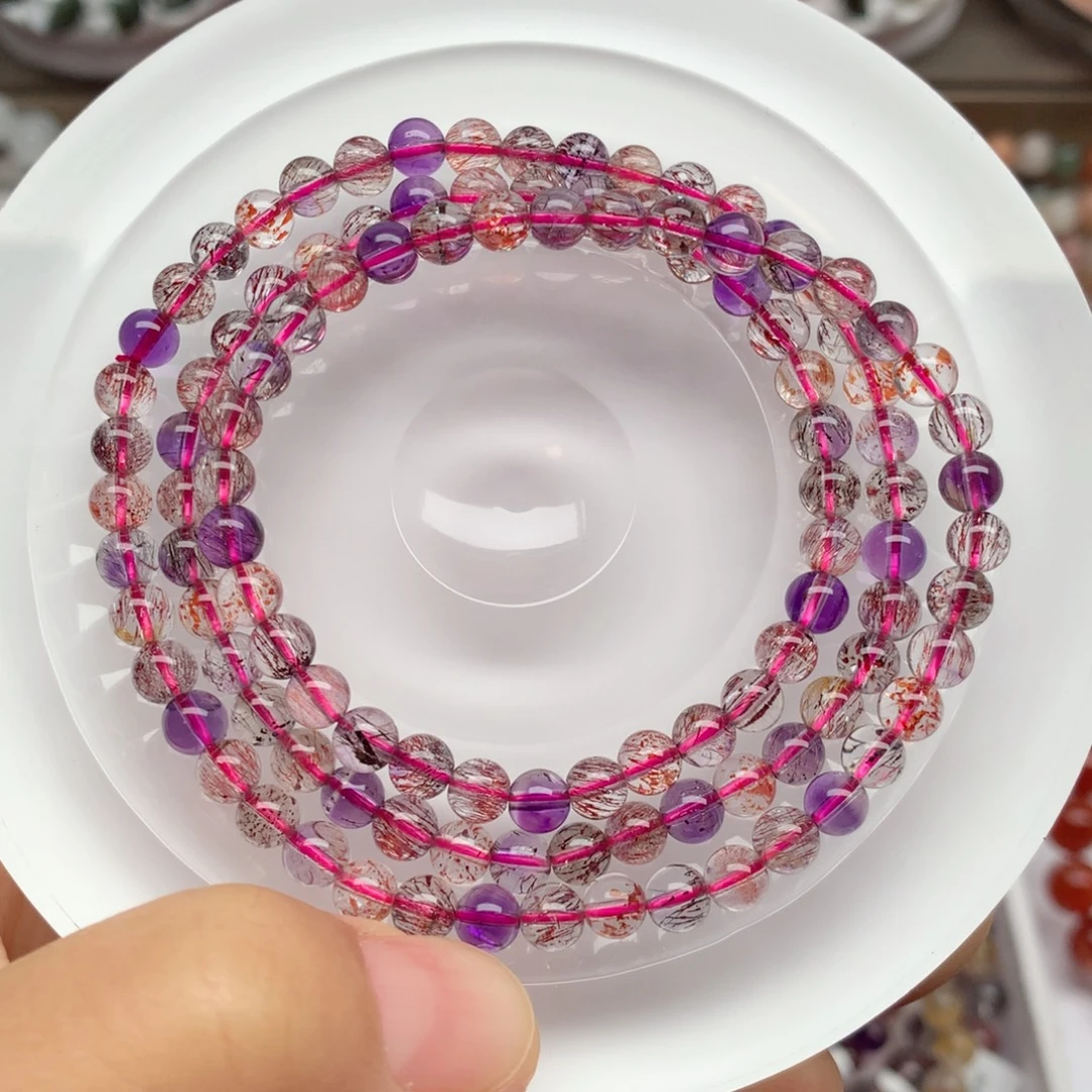 未镶嵌水晶手链超七三圈5