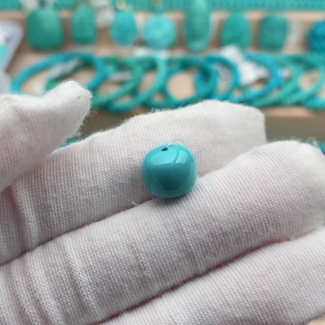 绿松石未镶嵌珠宝奇石10mm