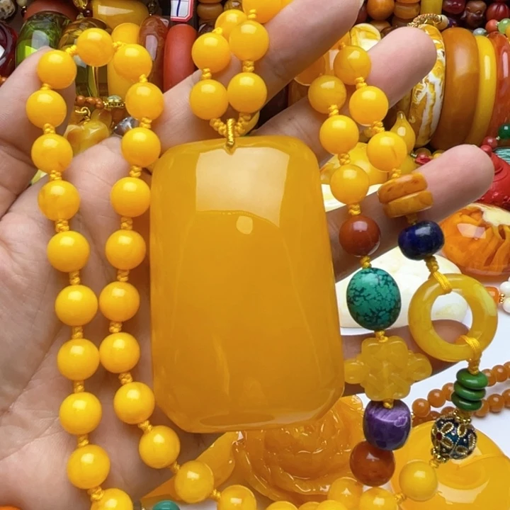 树脂制品2号无事牌毛衣链