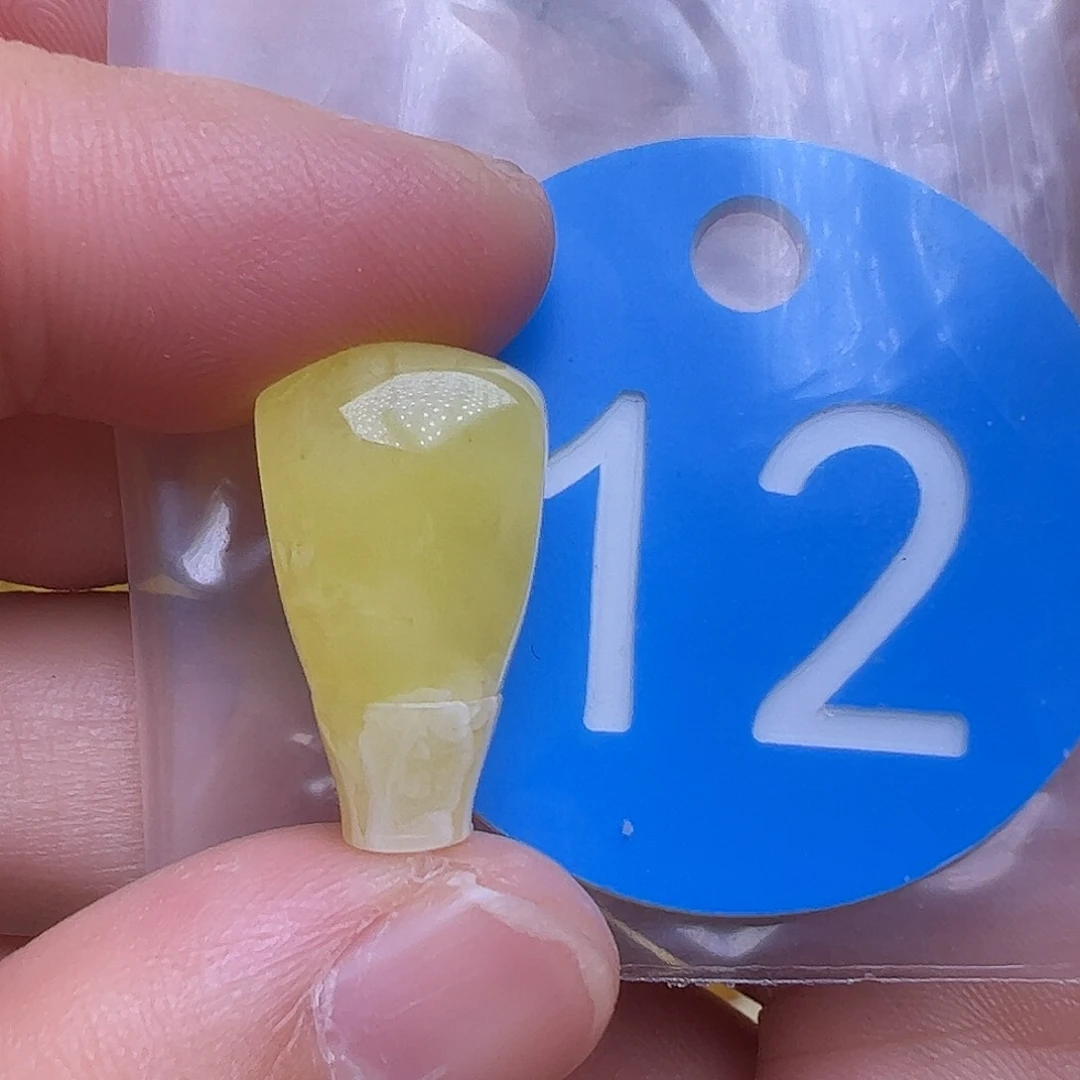 蜜蜡未镶嵌珠宝奇石11.4mm花粉