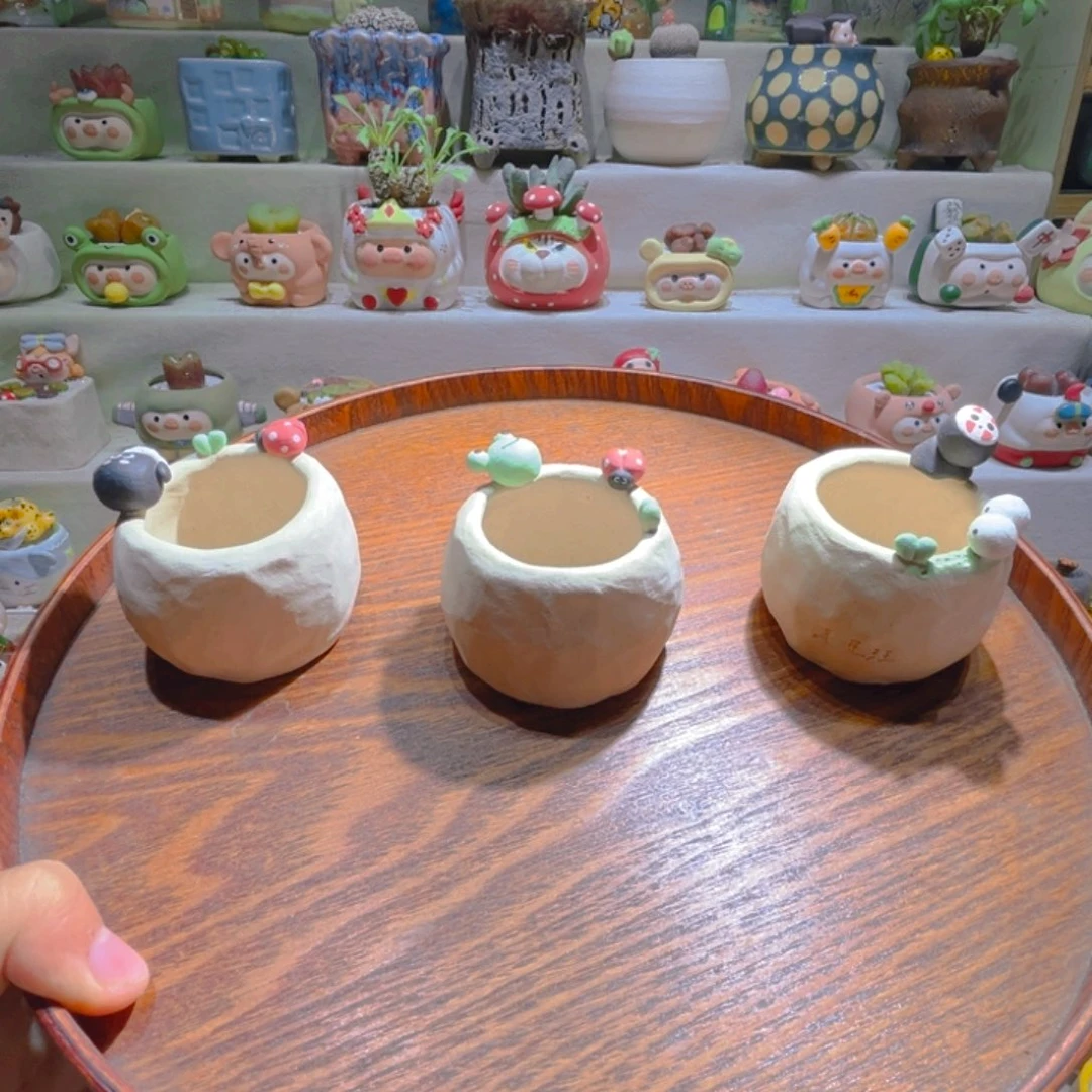 050纯手工制作重工盆盆38一个