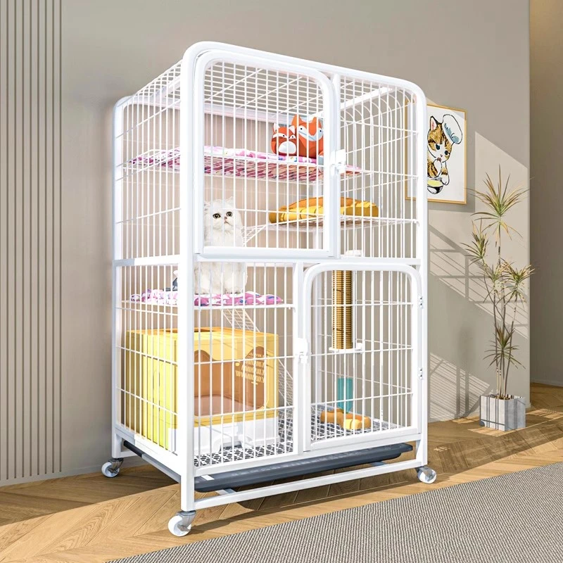 猫笼子家用室内超大自由空间双层三层猫别墅猫窝猫城堡养猫咪笼子