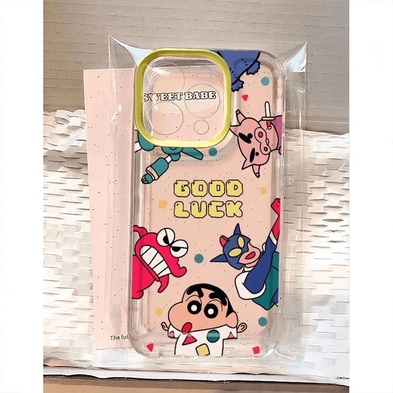 恐龙小新适用iPhone16promax手机壳iPhone15防摔14plus动漫13软壳