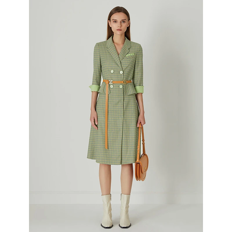 【诗语】莱芙艾迪儿中长袖连衣裙1E1L94094