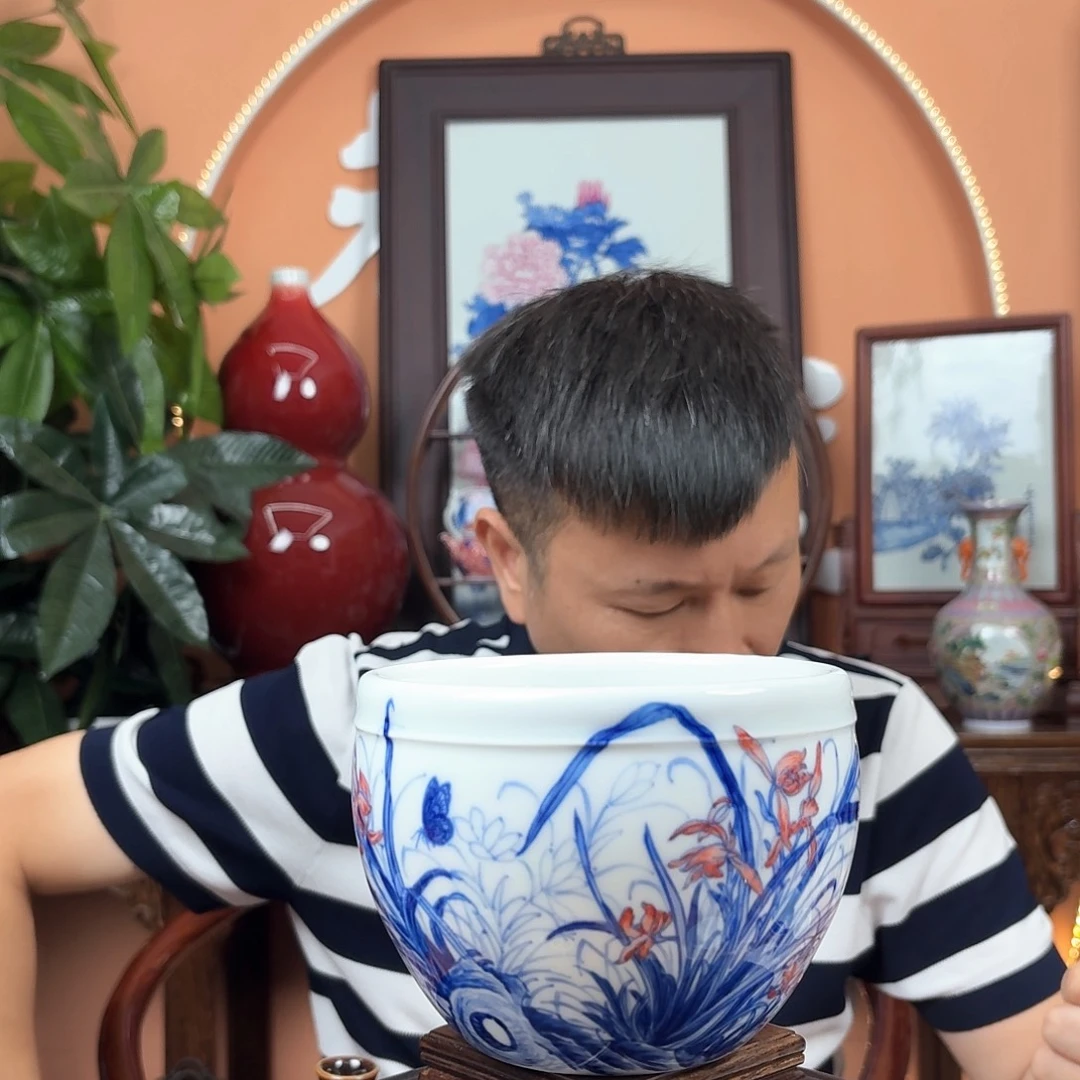 其他景德镇陶瓷手工笔洗