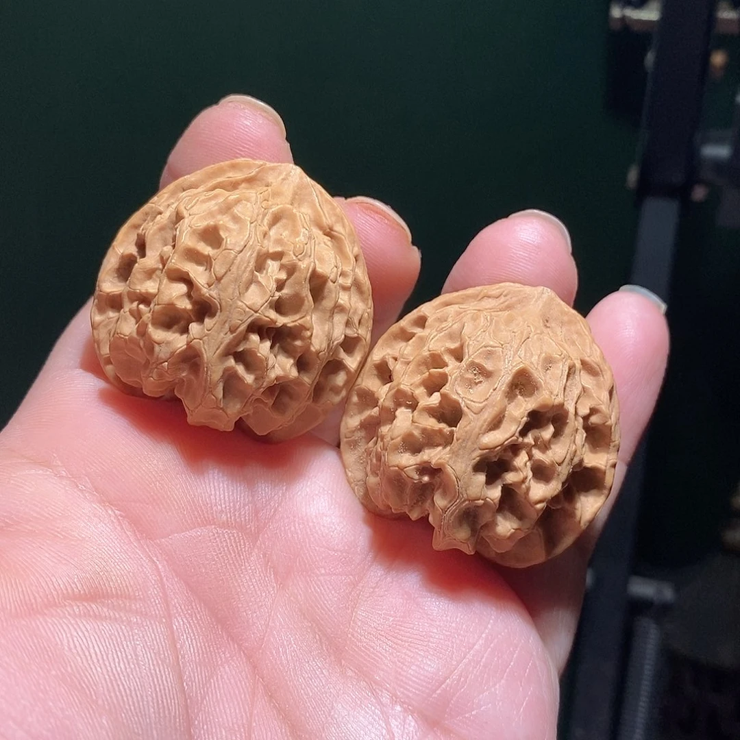 文玩核桃把件38苹果圆全品