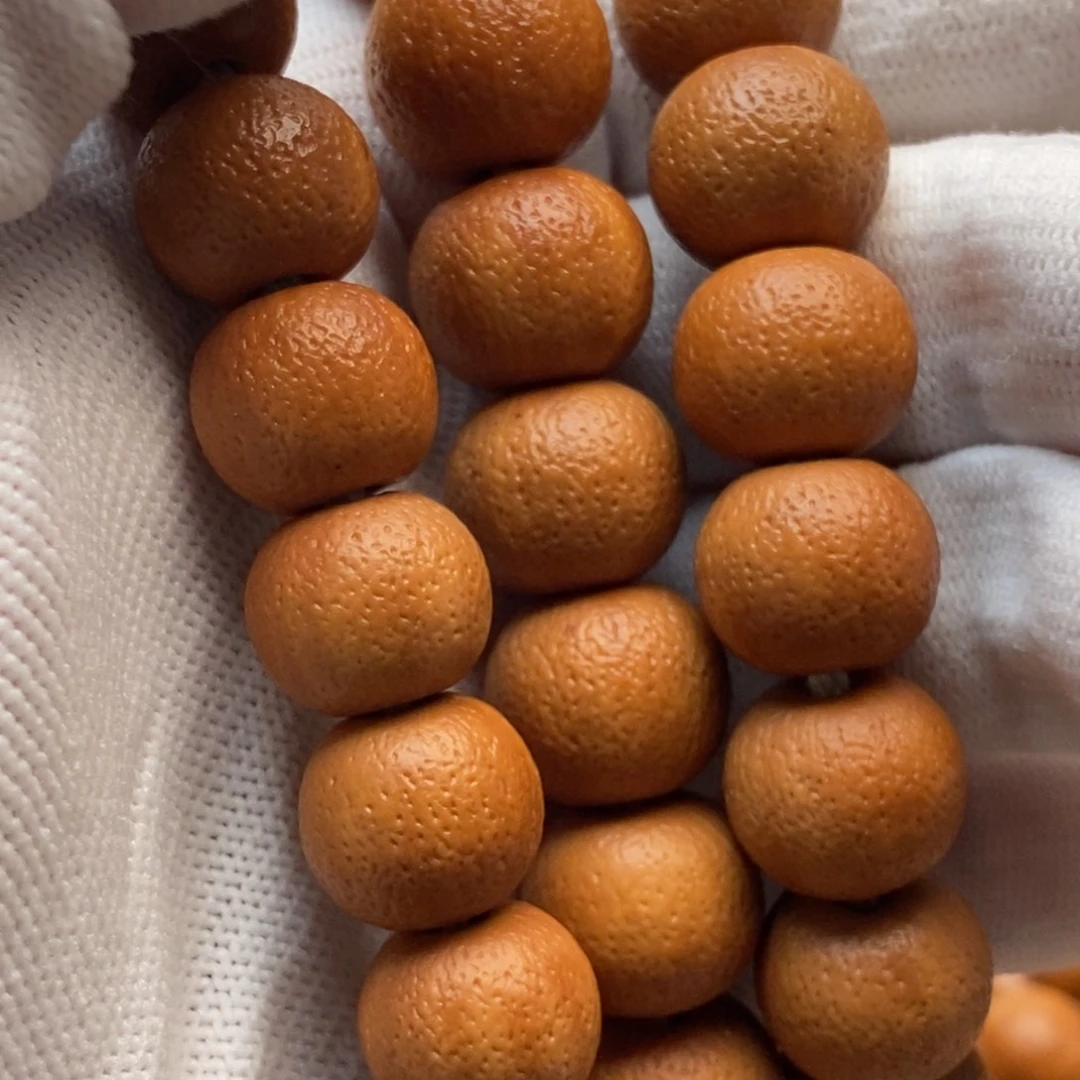 猴头核桃手串反油老蜡手持74F1