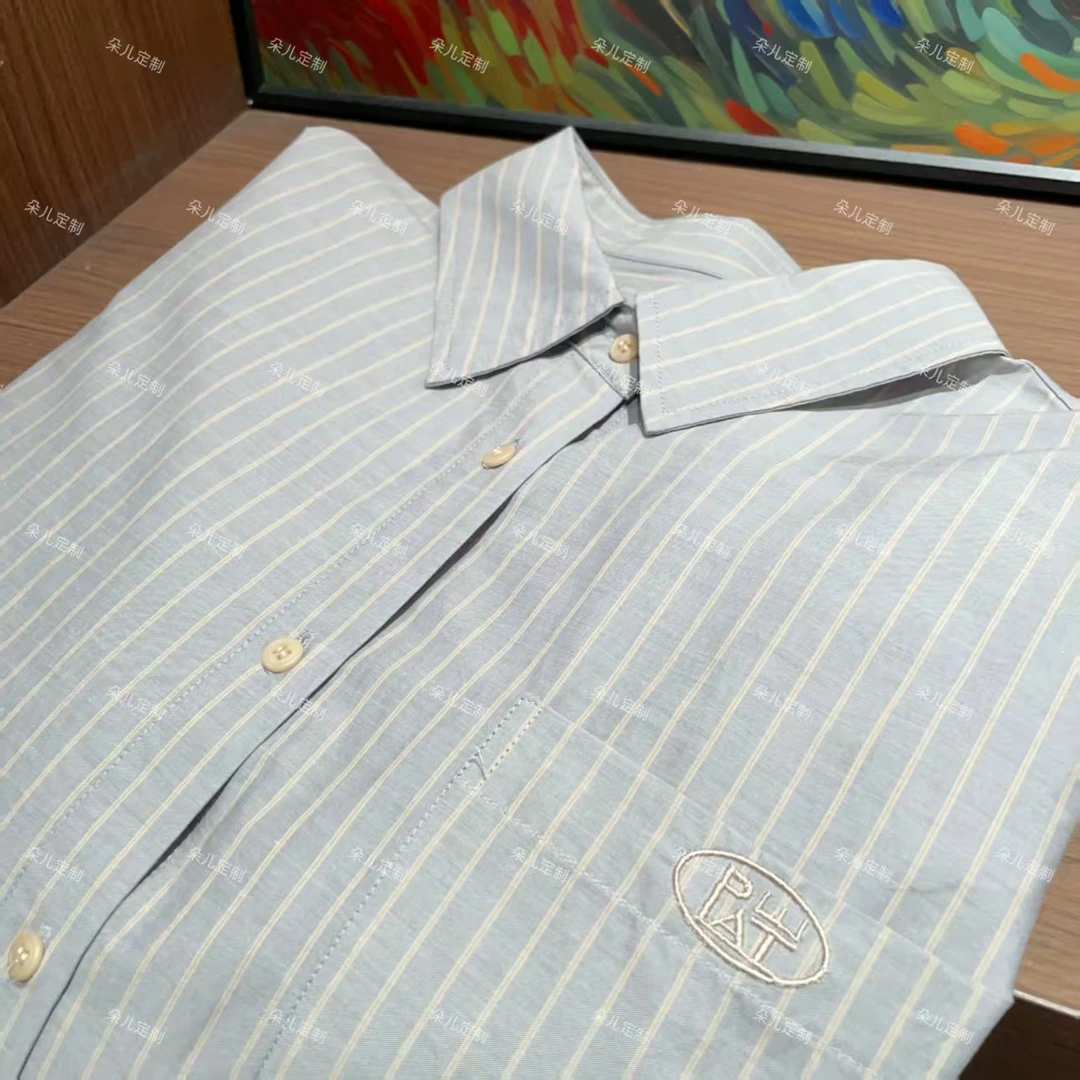 朵儿定制 夏季休闲时尚百搭纯棉衬衫 IX21