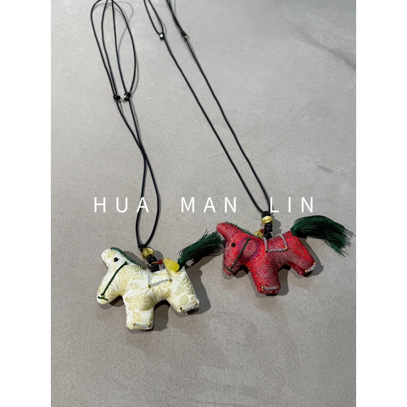 【花滿林】小马桑蚕丝项链挂件0377【不定位花色】