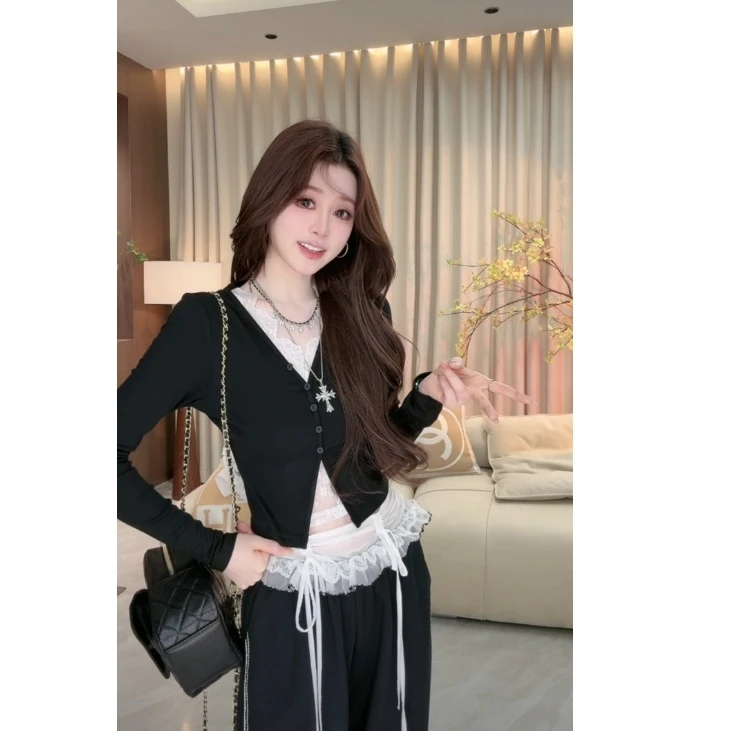 浩哥严选●假两件上衣预C5SY0243A显瘦气质时尚设计感修身洋气