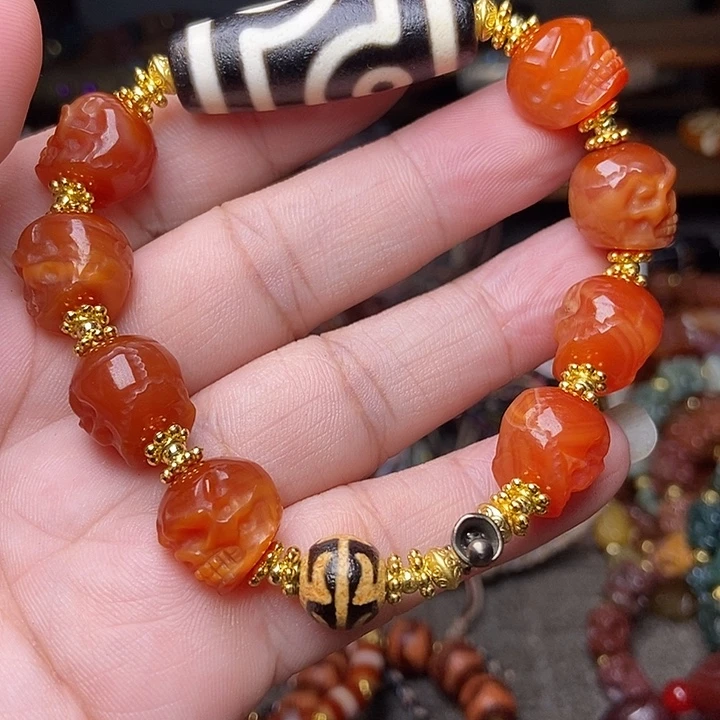 玛瑙/玉髓未镶嵌手链