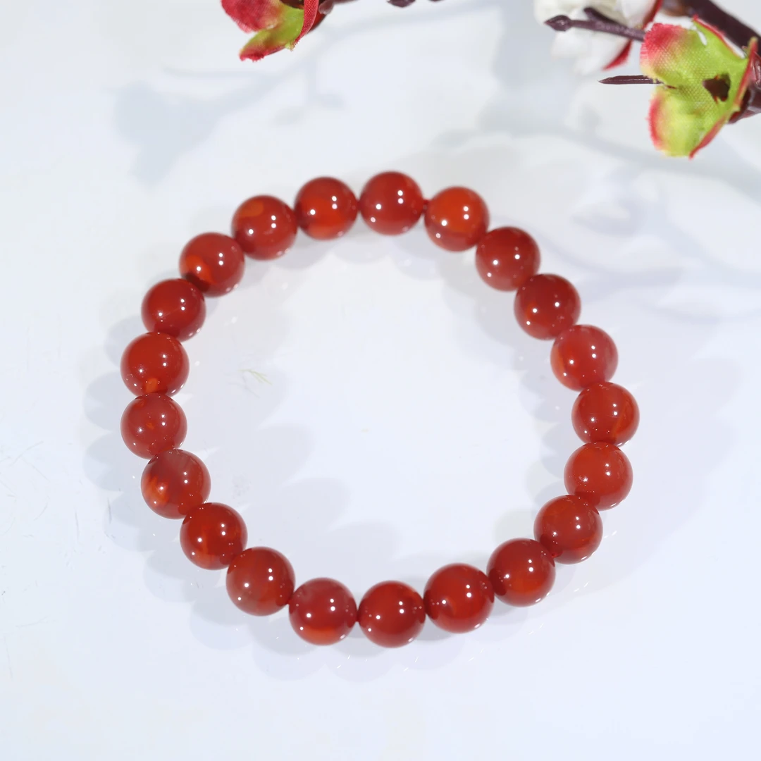 【汪氏精品】活动限定 南红火焰纹手串 XH 072407-F41 多样性发其一