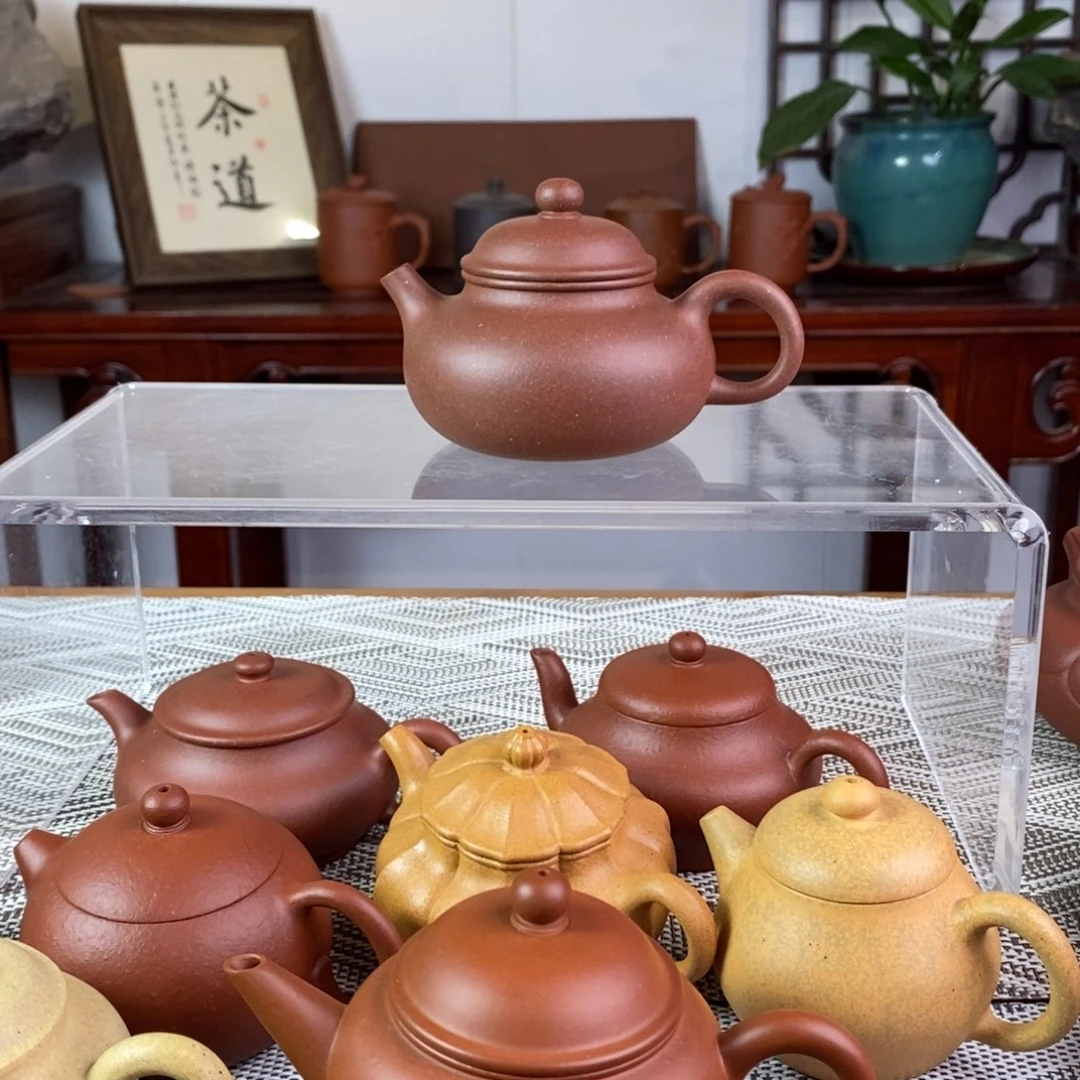 茶壶紫砂黄龙山紫泥容天壶零添加190cc