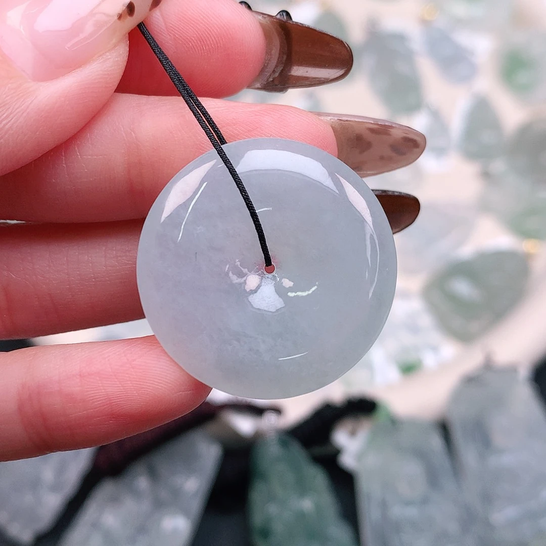 翡翠颈饰未镶嵌冰扣29、5