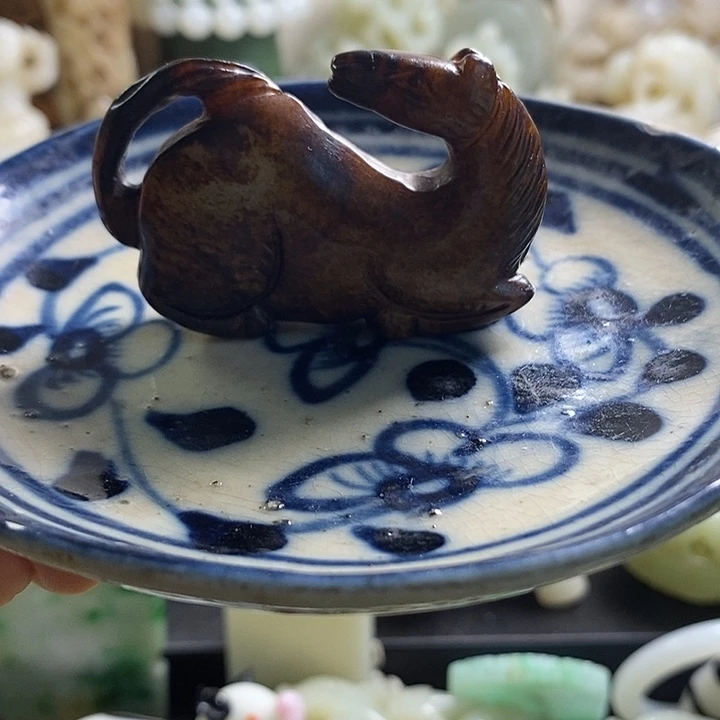 挂坠工艺品瓷盘内挂坠