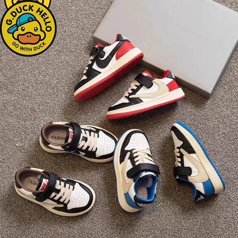 G.DUCKKIDS小黄鸭男女童鞋运动鞋儿童春秋倒勾鞋男童鞋子板鞋女童