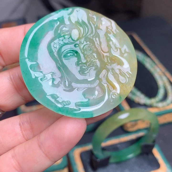 吊坠(不含链)未镶嵌石英质玉