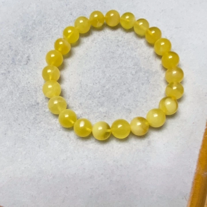 未镶嵌蜜蜡裸石串