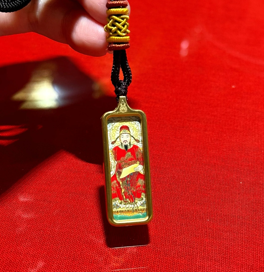 铜吊坠 文昌学业上班小金条吊坠（已开灯）