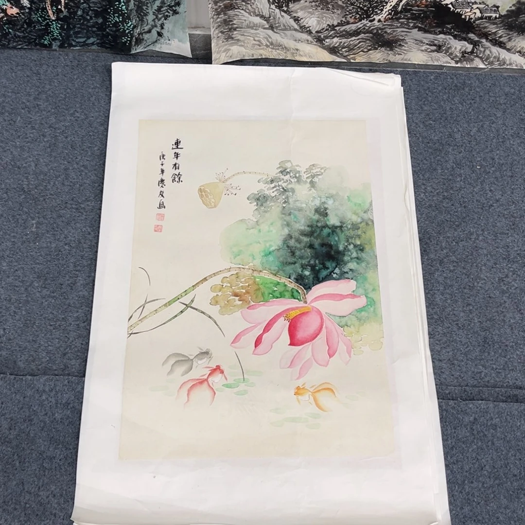 国画宣纸手绘，手工作品