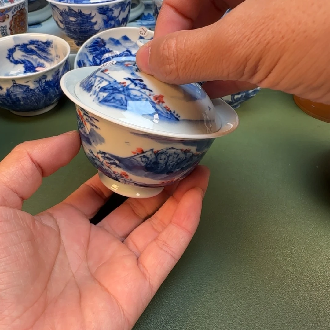 纯手工纯手绘茶具石头83