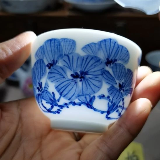 杯张学鸿老师青花