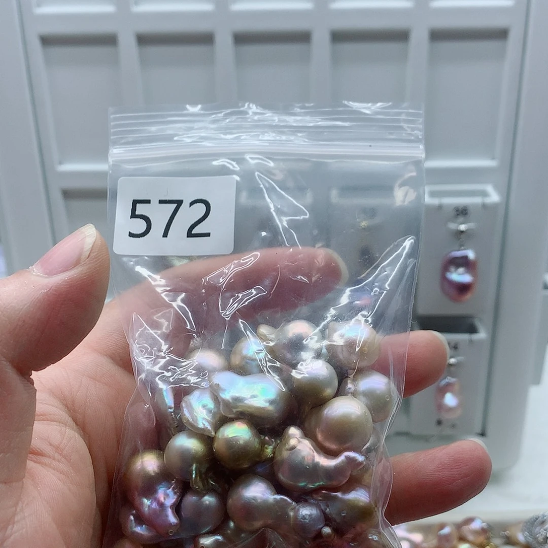 吊坠(不含链)淡水珍珠合金