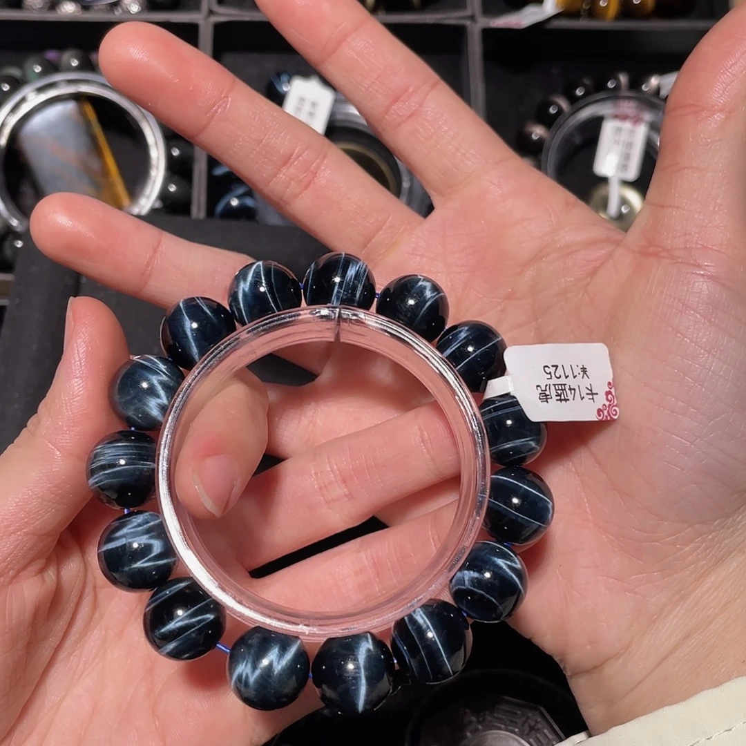 季***.木变石（虎睛石）未镶嵌手链