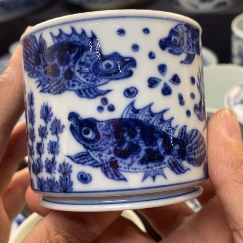 【闪购商品】景德镇青花主人杯