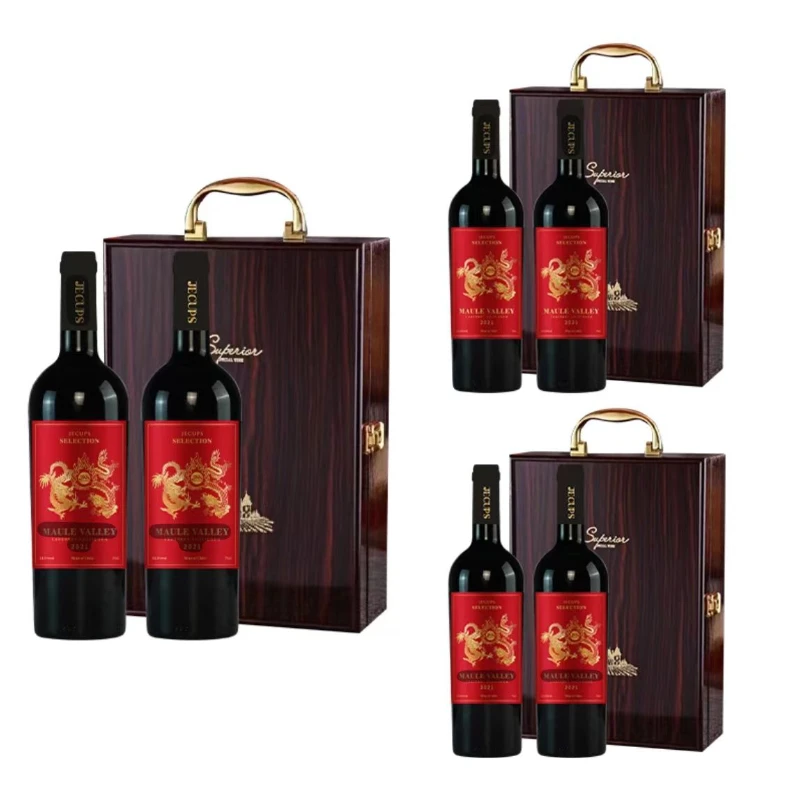 JECUPS吉卡斯特酿赤霞珠红色干红葡萄酒送礼高端大气750ml*6