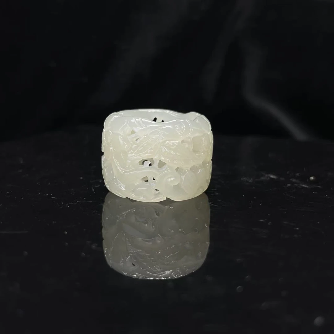 S523 和田玉戒指  YY431012