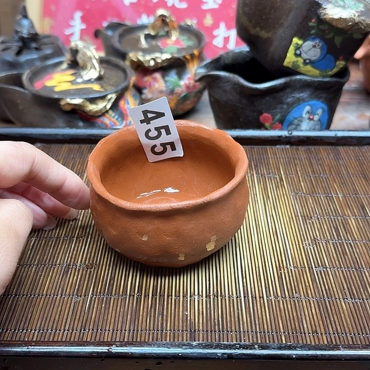 纯手工制作粗陶茶具