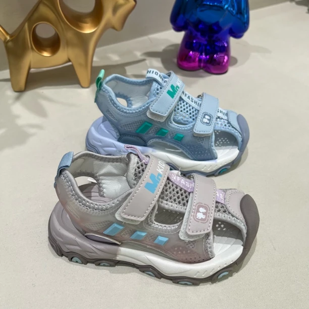 912几米熊机能鞋沙滩鞋女夏季男中性包头凉鞋防滑宝宝透气童鞋