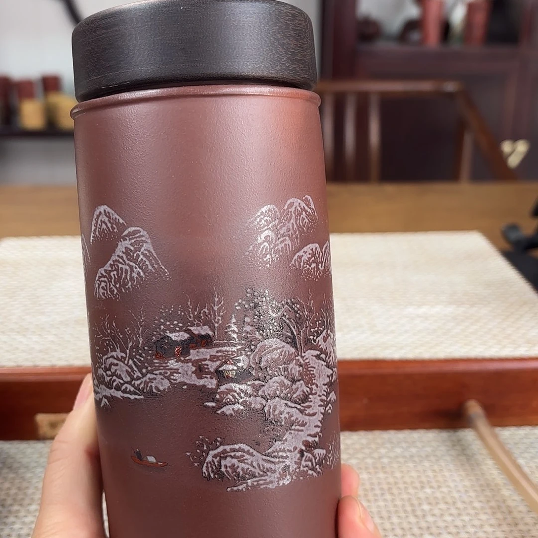 紫砂茶杯宜兴紫砂杯