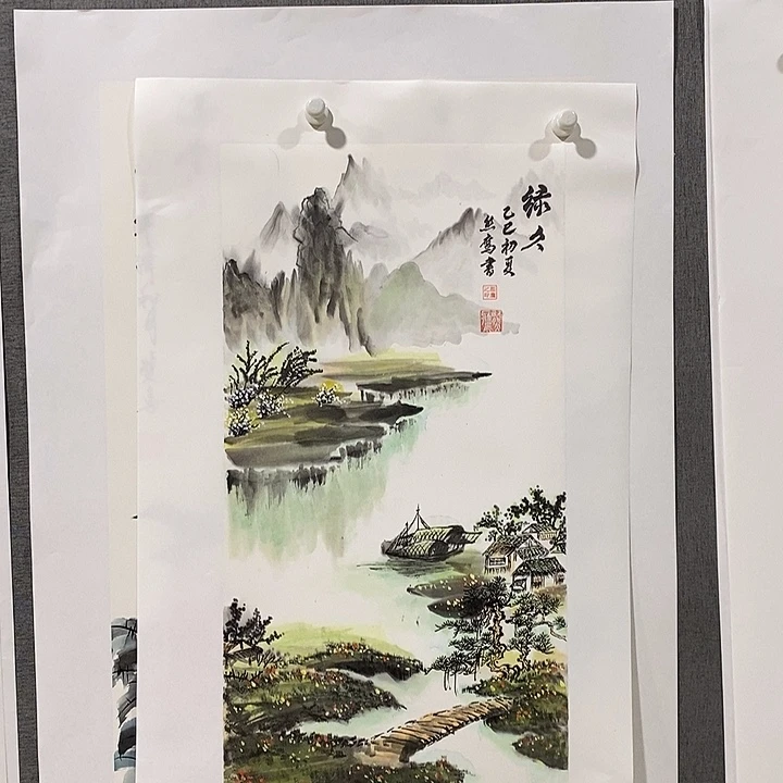 国画手写手绘作品200