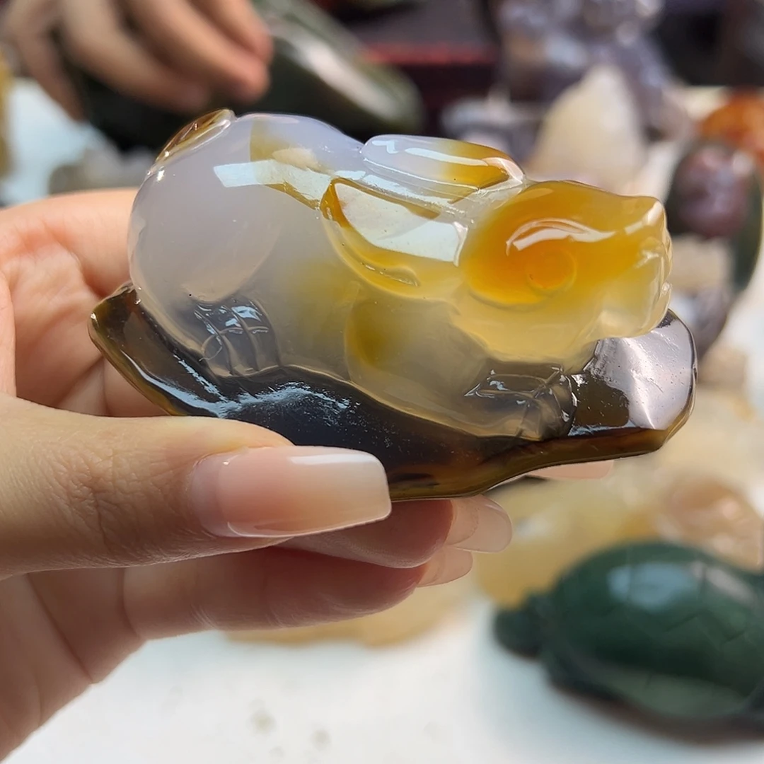 玛瑙/玉髓合金颈饰