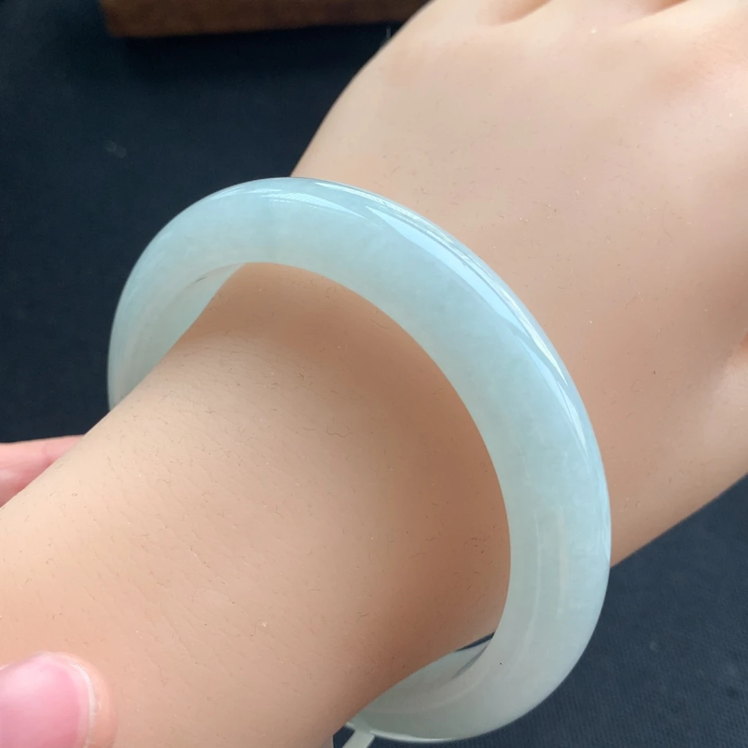 翡翠未镶嵌手镯27号58正