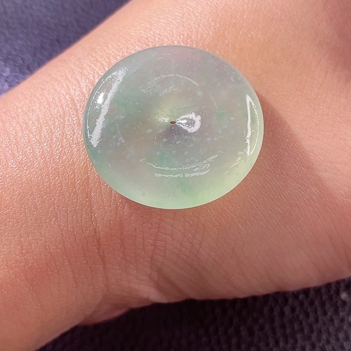 定制翡翠未镶嵌舒**～翡翠