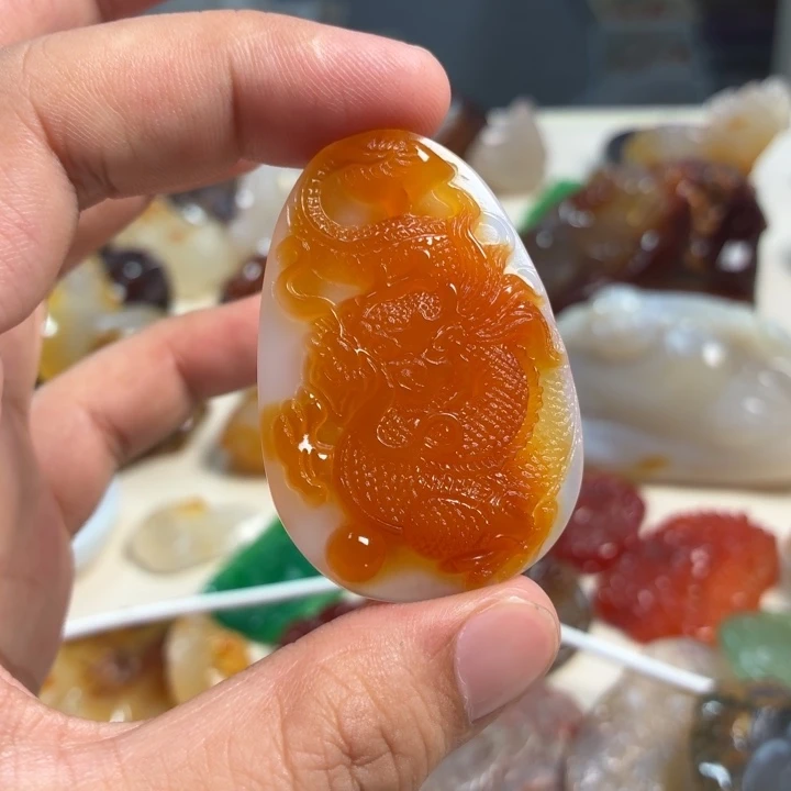 未镶嵌吊坠(不含链)玛瑙/玉髓
