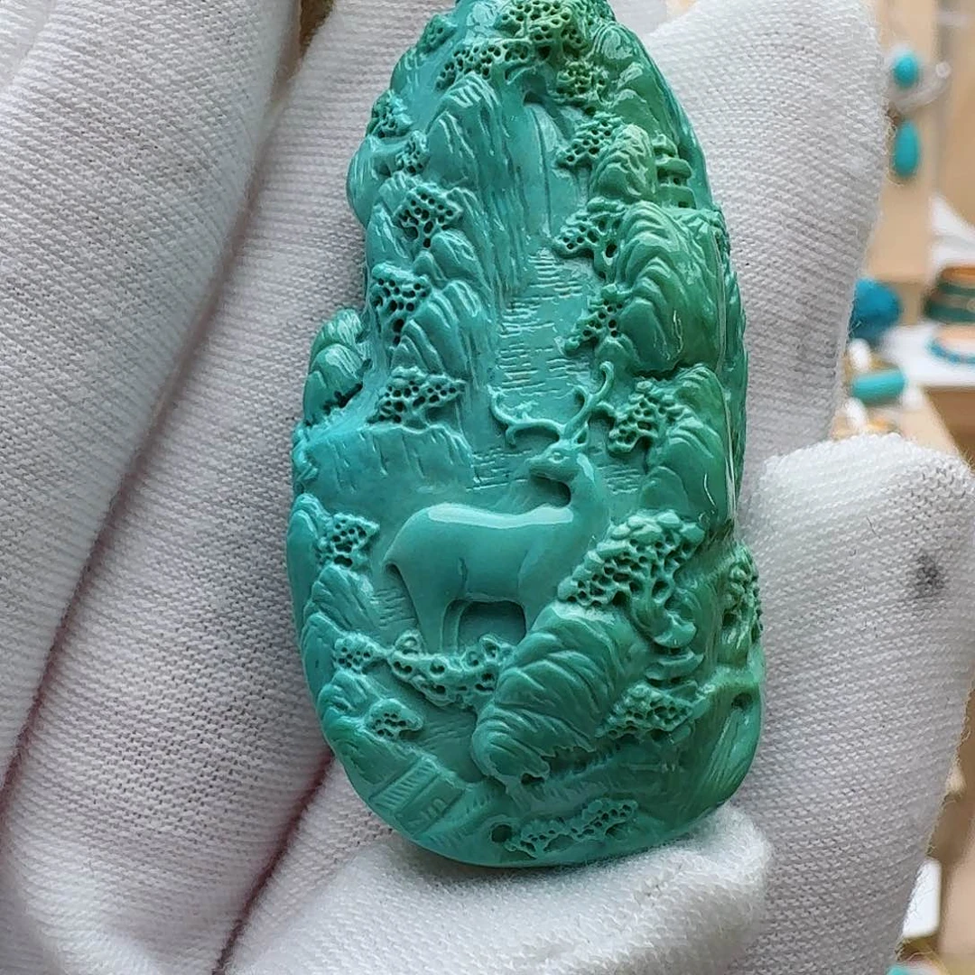 绿松石配饰未镶嵌