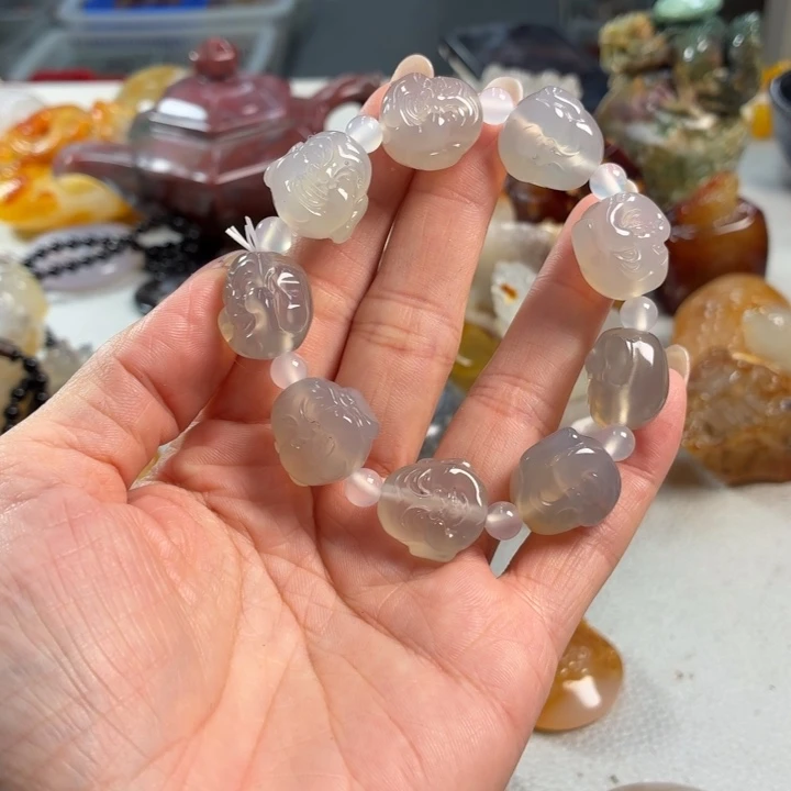 玛瑙/玉髓吊坠(不含链)未镶嵌