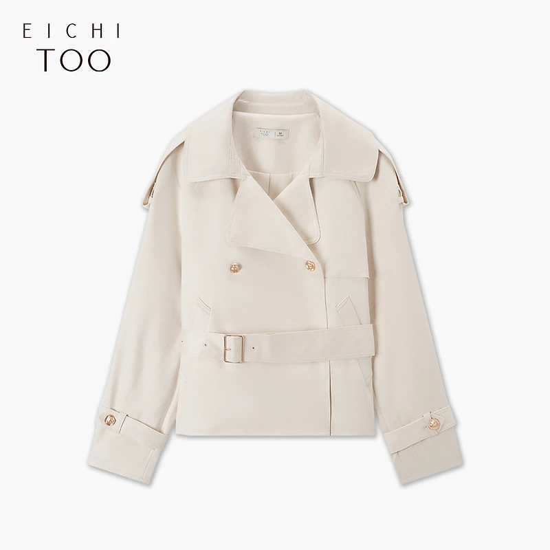 爱居兔新款通勤职场风装饰夹克外套EWJAJ1P023A