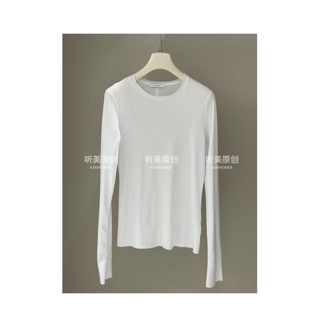 【听美·媚儿】 原创 100%棉圆领长袖打底衫