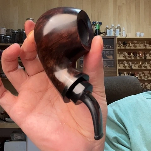 石楠木手工制作烟斗