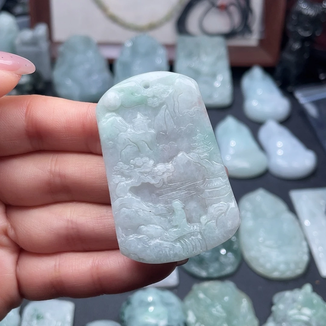 翡翠未镶嵌颈饰翡翠