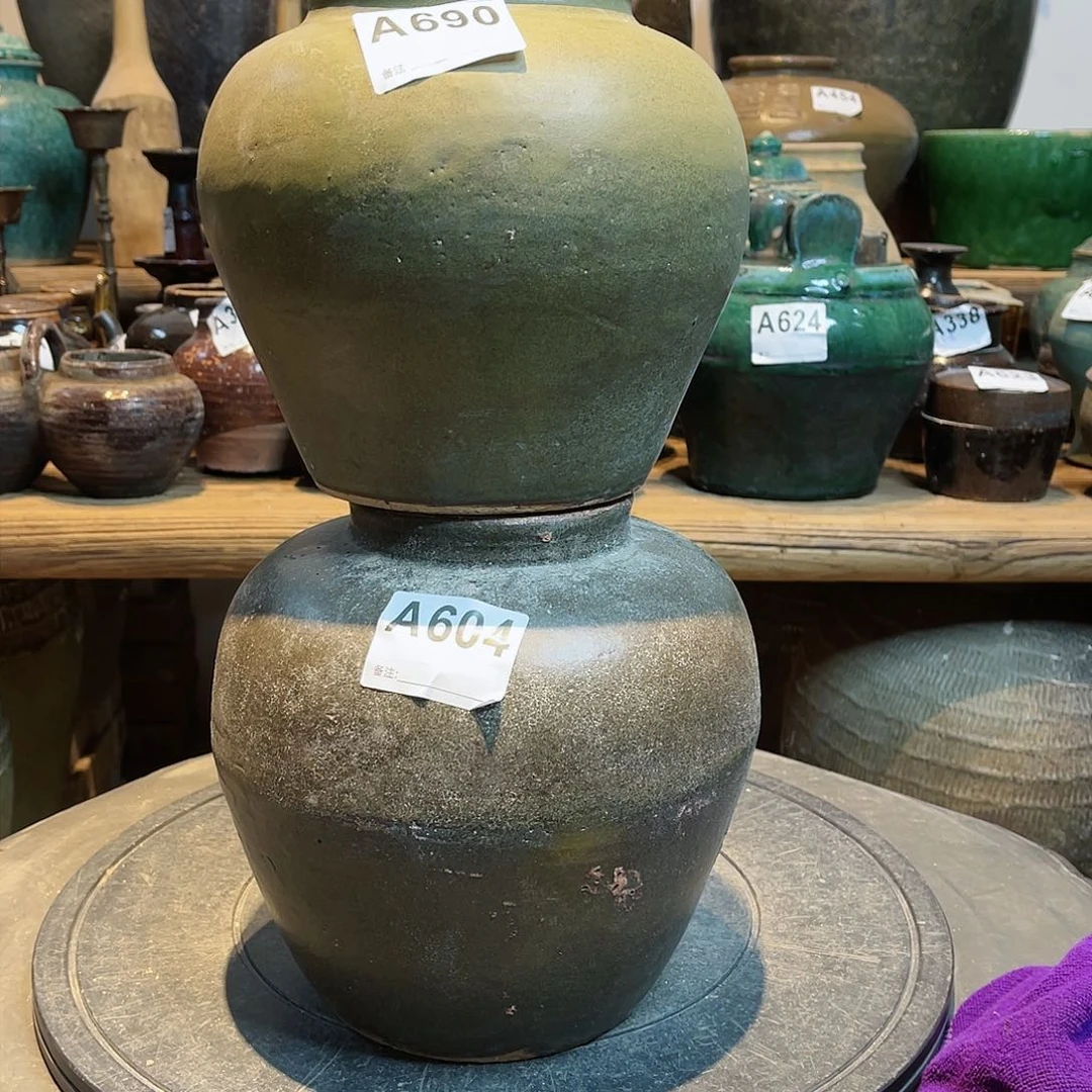 巫*云翔宇老物件老陶罐a690.a604