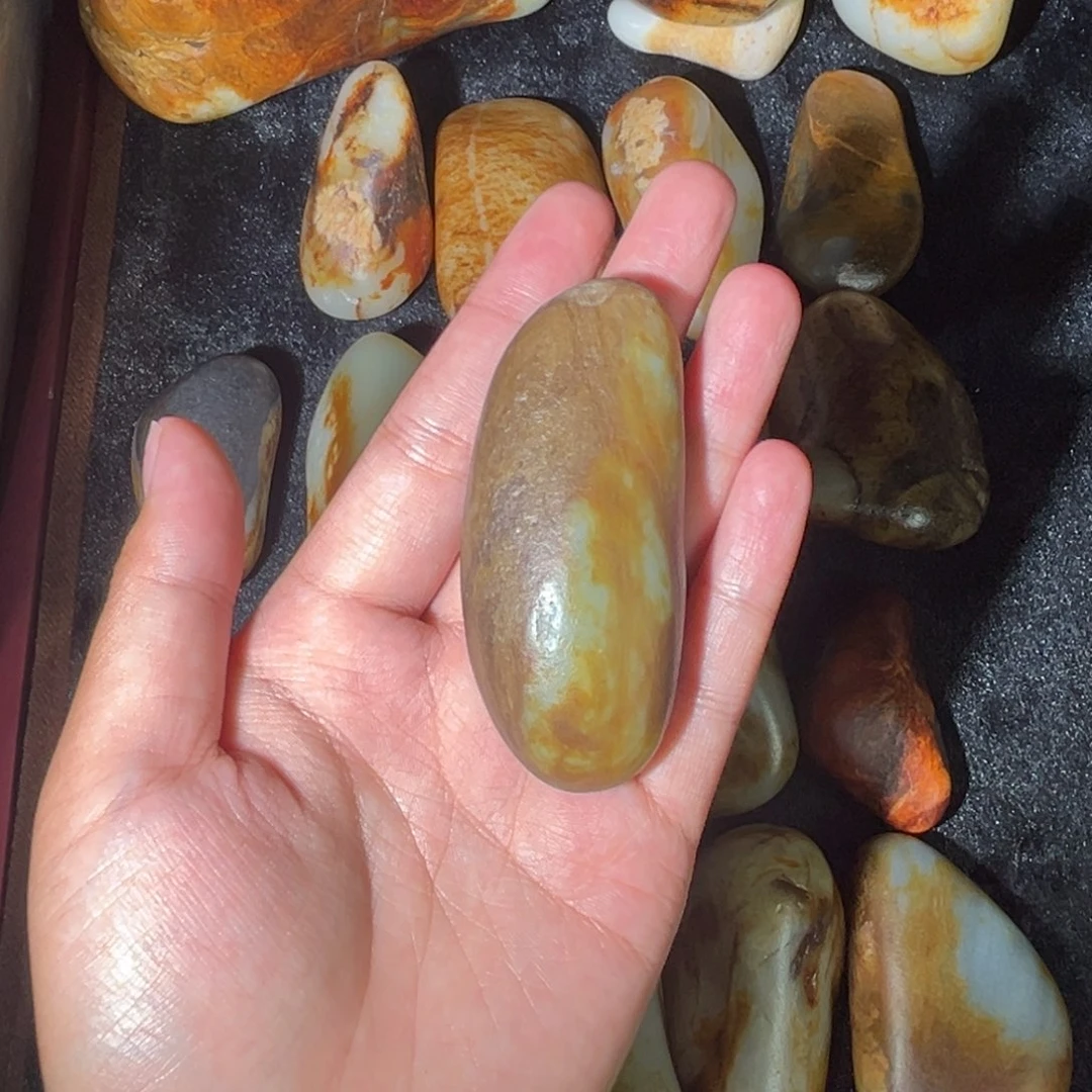 和田玉未镶嵌挂件84.4