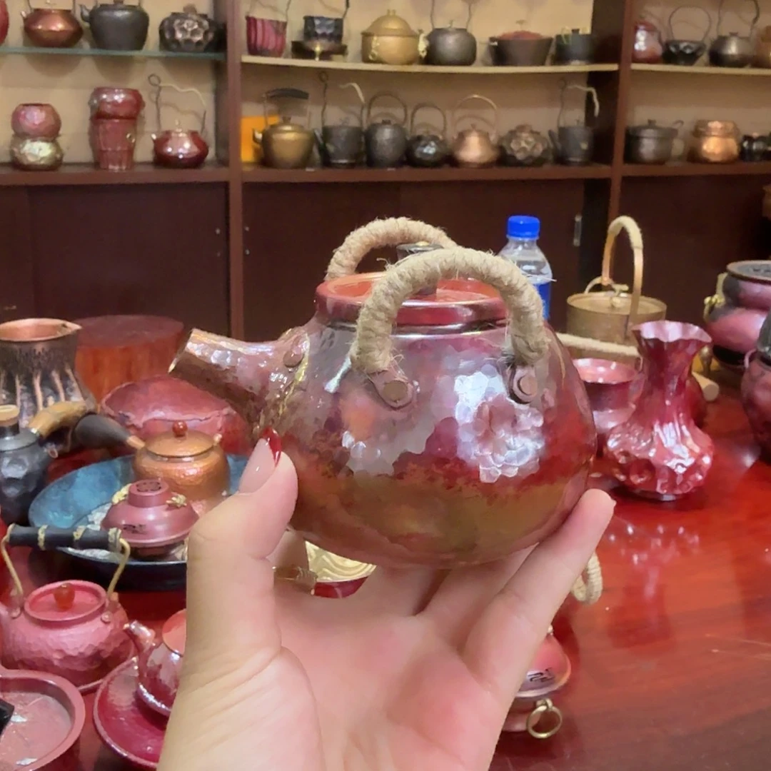 太***阳紫铜手工制作摆件