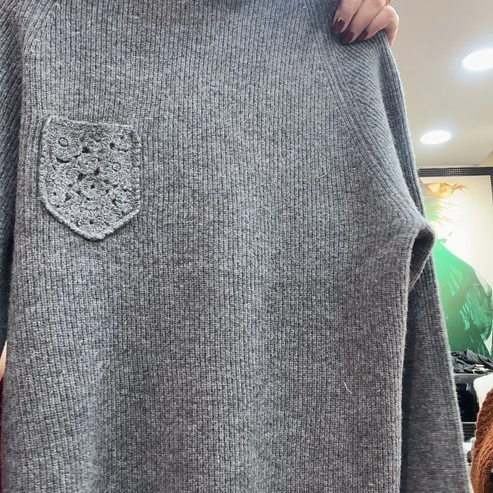 *****2961，灰色，羊毛衫，